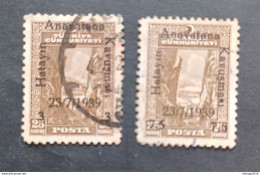 TURKEY OTTOMAN العثماني التركي Türkiye 1939 UNION OF HATAY WITH TURKEY CAT UNIF 912-914 - Gebruikt