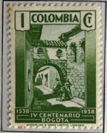 Kolumbien 1938: Bogotá, 400th Anniv. Mi:CO 389-395 - Colombie