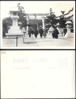 Japan Kobe Temple View People Old Real Photo PC 1910s/20s ##04 - Kobe