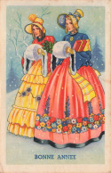 FETES - VOEUX - Bonne Année - Femmes - Colorisé - Carte Postale Ancienne - New Year