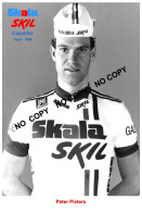 PHOTO CYCLISME REENFORCE GRAND QUALITÉ ( NO CARTE ), PETER PIETERS TEAM SKALA - SKIL 1986 - Cycling