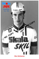 PHOTO CYCLISME REENFORCE GRAND QUALITÉ ( NO CARTE ), NICO VERHOEVEN TEAM SKALA - SKIL 1986 - Cycling