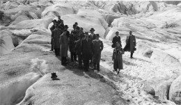 Photographie Vintage Photo Snapshot Montagne Glacier Mer De Glace ? Alpes - Orte