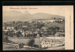 AK Scharnstein /Almthal, Lidauer`s Gasthof Zur Post, Panorama  - Other & Unclassified