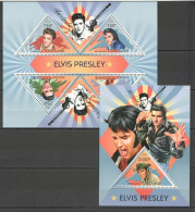 Tg695 2013 Togo Famous People Elvis Presley Kb+Bl Mnh - Autres & Non Classés