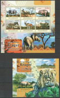 Bc1149 2012 Mozambique Fauna Wild Animals National Park Kruger Bl+Kb Mnh - Other & Unclassified
