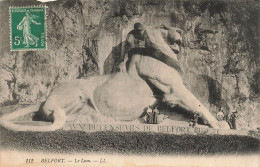 FRANCE - Belfort - Le Lion - LL - AVX DEFENSEUR DE BELFORT 1870 - Carte Postale Ancienne - Belfort – Le Lion