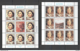 Ec242 1996 Yugoslavia Europa Cept Famous Women !!! 2 Full Sh Mnh - Other & Unclassified