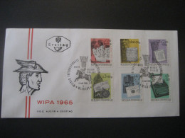 Österreich 1965- FDC Sonderumschlag WIPA 1965, MiNr. 1184-1189 - Lettres & Documents