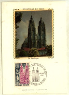 CP 1er Jour Sur Soie : SAINT-NICOLAS-DE-PORT - Cachet Daté 12 X 1974 St Nicolas - 391 - 1970-1979