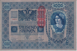 BILLETE DE AUSTRIA DE 1000 KRONEN DEL AÑO 1902 CALIDAD EBC (XF) (BANK NOTE) - Autriche