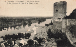 FRANCE - Chinon - Le Château - La Tour Du Moulin - Le Mur Romain Et La Vallée De La Vienne - LL - Carte Postale Ancienne - Chinon