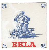 166a Brij. Van Den Heuvel Brussel Ekla ( Tegels - Beroepen 110-110 ) - Bierdeckel