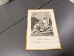 Image, Pieuse Religieuse, 1900 JESUS APPARAIT A MARIE MADELEINE Jésus Lui Dit:«Marie... Et Elle; Se Retournant,lui Dit:« - Devotieprenten