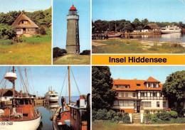 Insel Hiddensee Kloster Fischerhaus Leuchtturm Hafen Gl1982 #172.247 - Sonstige & Ohne Zuordnung