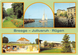 Rügen Breege Juliusruh Park Hafen Erholungsheim Gaststätte Gl1989 #172.230 - Autres & Non Classés