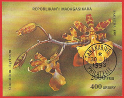 Madagascar 1993 - Mi BL 239 - YT BF 90A ( Flowers : Orchid ) - Madagaskar (1960-...)