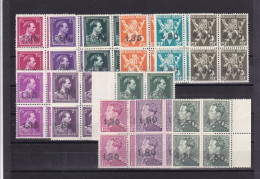 België 724X/24W  Gellingen - Ghislenghien  (in Blok Van 4-en Bloc De 4) MNH-postfris-neuf Sans Chanière - Unused Stamps