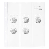 Lindner Karat Vordruckblatt Für Dt. 10 Euro-Gedenkmünzen "2006" 1108D06 Neu - Materiale