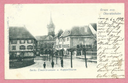 67 - GRUSS Aus OBEREHNHEIM - OBERNAI - Sechs Eimerbrunnen Und Kappelturm - Obernai