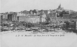 MARSEILLE - Le Vieux Port Et La Vierge De La Garde - Vieux Port, Saint Victor, Le Panier