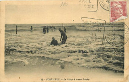 44 - Pornichet - La Plage à Marée Haute - Animée - Voyagée En 1930 - CPA - Voir Scans Recto-Verso - Pornichet