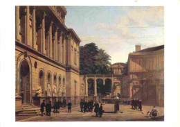 Art - Peinture - Charles Léon Vinit - La Cour De L'École Des Beaux-Arts En 1840 - Paris Collections De L'École Nationale - Peintures & Tableaux