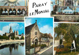 71 - Paray Le Monial - Multivues - Flamme Postale - CPM - Voir Scans Recto-Verso - Paray Le Monial