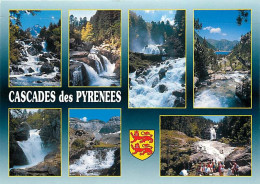 65 - Hautes Pyrénées - Cascades Des Pyrénées - Multivues - Blasons - CPM - Voir Scans Recto-Verso - Autres & Non Classés