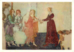 Art - Peinture - Sandro Botticelli - Allégorie - Fresque De La Villa Lemmi - CPM - Voir Scans Recto-Verso - Schilderijen