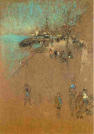 Art - Peinture - James Abott McNeill Whistler - The Zattere - Harmony In Blue And Brown - CPM - Voir Scans Recto-Verso - Paintings