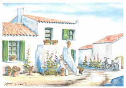 17 - Ile D'Oléron - La Cotinière - Aquarelle De Jean-Pierre Lafargue - Art Peinture - CPM - Carte Neuve - Voir Scans Rec - Ile D'Oléron