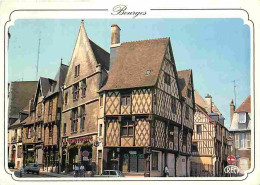 18 - Bourges - Rue Pellevoysin - Vieilles Maisons à Pans De Bois - Automobiles - CPM - Voir Scans Recto-Verso - Bourges