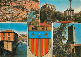 12 - Millau - Multivues - Automobiles - Blasons - CPM - Voir Scans Recto-Verso - Millau