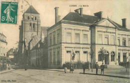 58 - Cosne Cours Sur Loire - La Mairie - Animée - CPA - Oblitération De 1911 - Voir Scans Recto-Verso - Cosne Cours Sur Loire