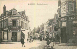 58 - Cosne Cours Sur Loire - Rue Du Commerce - Animée - Pharmacie Noel - CPA - Voir Scans Recto-Verso - Cosne Cours Sur Loire