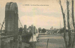 58 - Cosne Cours Sur Loire - Le Grand Pont Et Quai De Loire - Correspondance - CPA - Voyagée En 1919 - Voir Scans Recto- - Cosne Cours Sur Loire