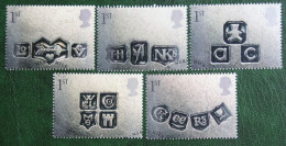 GREETINGS STAMPS Grussmarken Occasions Mi 1909-1913 2001 Used Gebruikt Oblitere ENGLAND GRANDE-BRETAGNE GB GREAT BRITAIN - Used Stamps