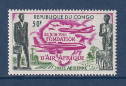 Congo - YT PA N° 5 ** - Neuf Sans Charnière - Poste Aérienne - 1961 - Neufs