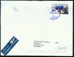 Br Turkey, Antalya 2009 Cover > Denmark (MiNr 3761) #bel-1083 - Cartas & Documentos