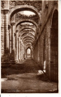 I51. Vintage Postcard. The North Aisle. Fountains Abbey. Yorkshire - Other & Unclassified