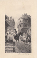 I46. Belgian Education Card? Ville De Verviers. The Departure Of The Coach. - Verviers