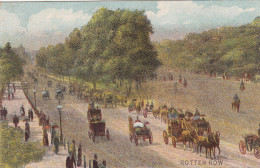 I31. Vintage Postcard.  Carriages On Rotten Row.  London - Andere & Zonder Classificatie