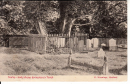 I18. Antique Postcard.  Lady Anne Grimston's Tomb. Tewin, Hertfordshire - Hertfordshire