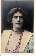 I05. Antique Glittered Tinted Postcard. Stage Beauty, Gertrude Elliott. Actress - Artistes