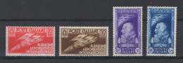 Regno 1935 - Salone Aeronautico -  Nuovi Traccia/residuo Linguella - MH* - Neufs