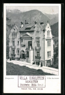 AK Badgastein, Villa Karlsten, Pächterin Hilde Ferstl  - Other & Unclassified