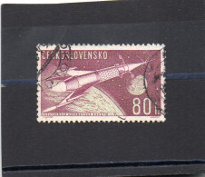 1962 Cecoslovacchia  Ricerche Spaziali - Europa