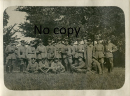 PHOTO ALLEMANDE - LES OFFICIERS DE LA 1.Abt. DU FAR 225 A VIGY PRES DE VRY - METZ MOSELLE - GUERRE 1914 - 1918 - Guerre, Militaire