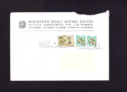 6010-ITALIA, Storia Postale, 1999, Preparazione Al Giubileo,lire 1000-0,52euro+Castelli,busta 23x16 Min.Affari Esteri - 1991-00: Marcophilia
